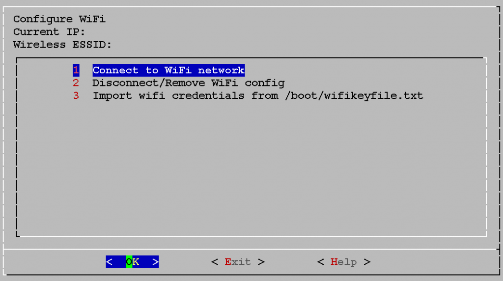 1. Connect to WiFi network