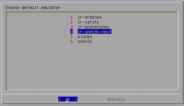 Emulatorauswahl fürs SNES