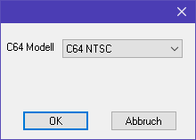 NTSC-Einstellungen